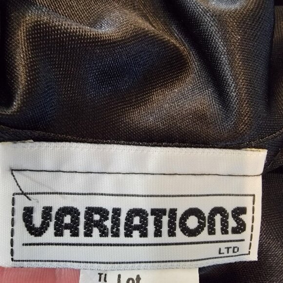 Vintage 80s Variations Dress Party Formal Evening Wear Costume Fancy Sz 12 - Picture 9 of 16